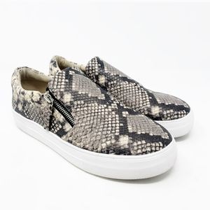 Steve Madden Glaammar Snakeskin Sneakers